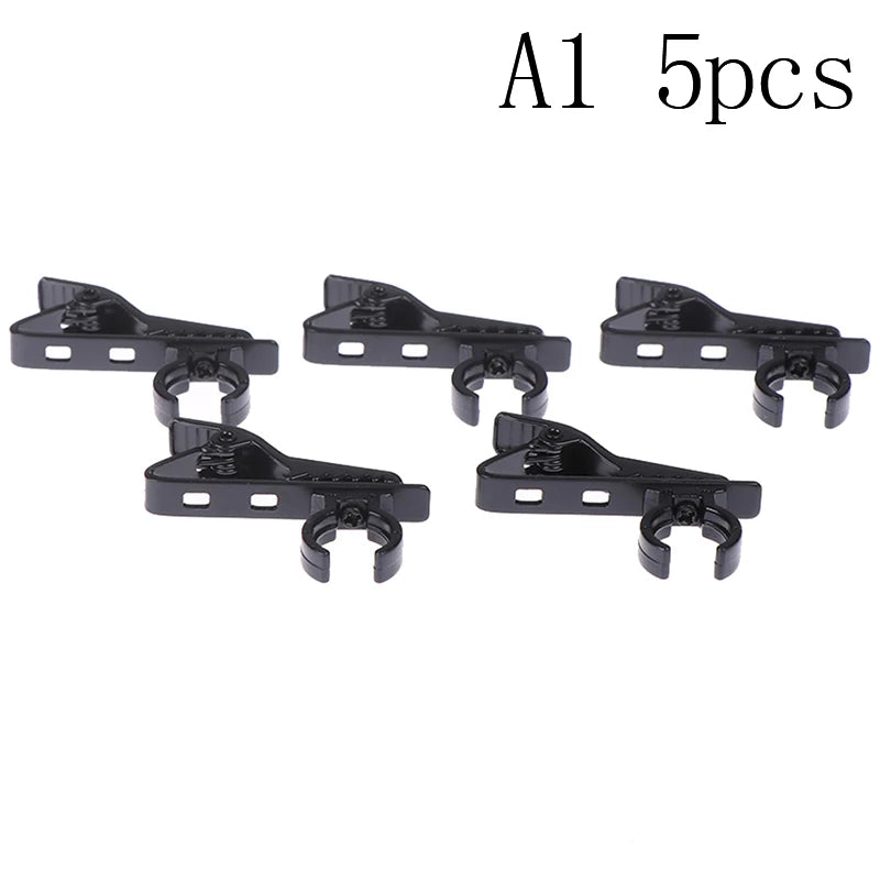 5pcs Microphone Iron Clip Tie Clip Mic Lapel Collar Clip Microphone Accessories Protable Clip For MP3 Phone Earphone