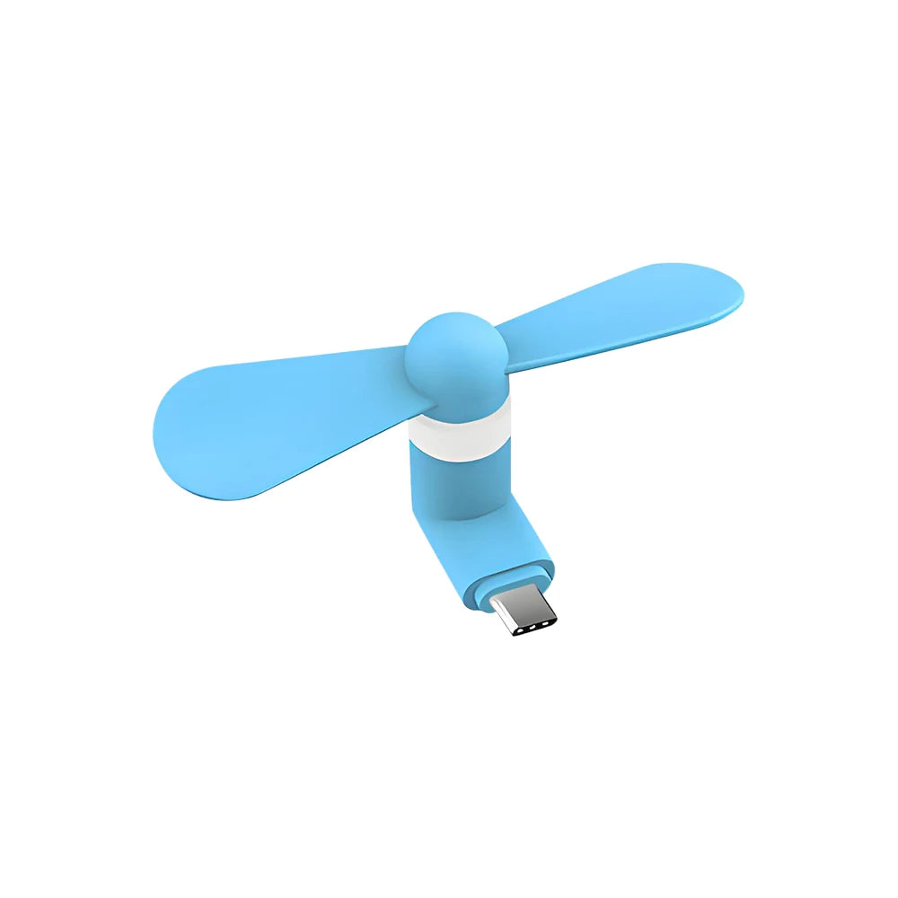 Creative Mini Portable Micro USB Fan 5v 1w Mobile Phone USB Gadget Fans Tester For Type C Cooling Hand Fan Phone Cooler