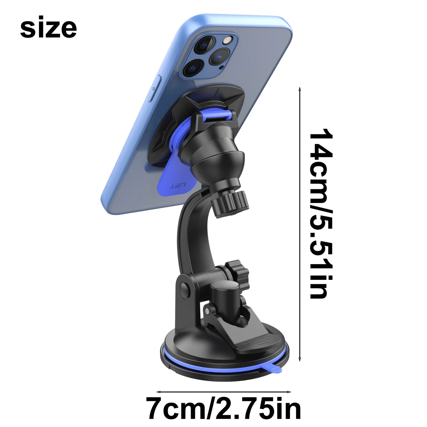 Phone Holders For Your Car Cell Phone Mount for Car Dashboard Windshield Mount Truck Stand Universal Phone Holder 360°rotatable