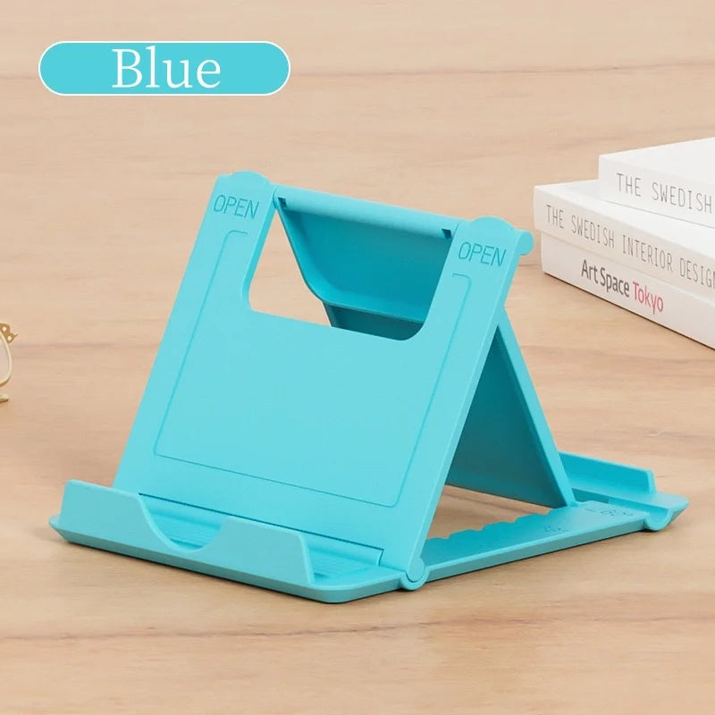 Phone Holder Desk Stand For Mobile Phone Tripod For iPhone Xsmax 12 13 Pro Huawei Xiaomi Mi 9 Plastic Foldable Desk Holder Stand