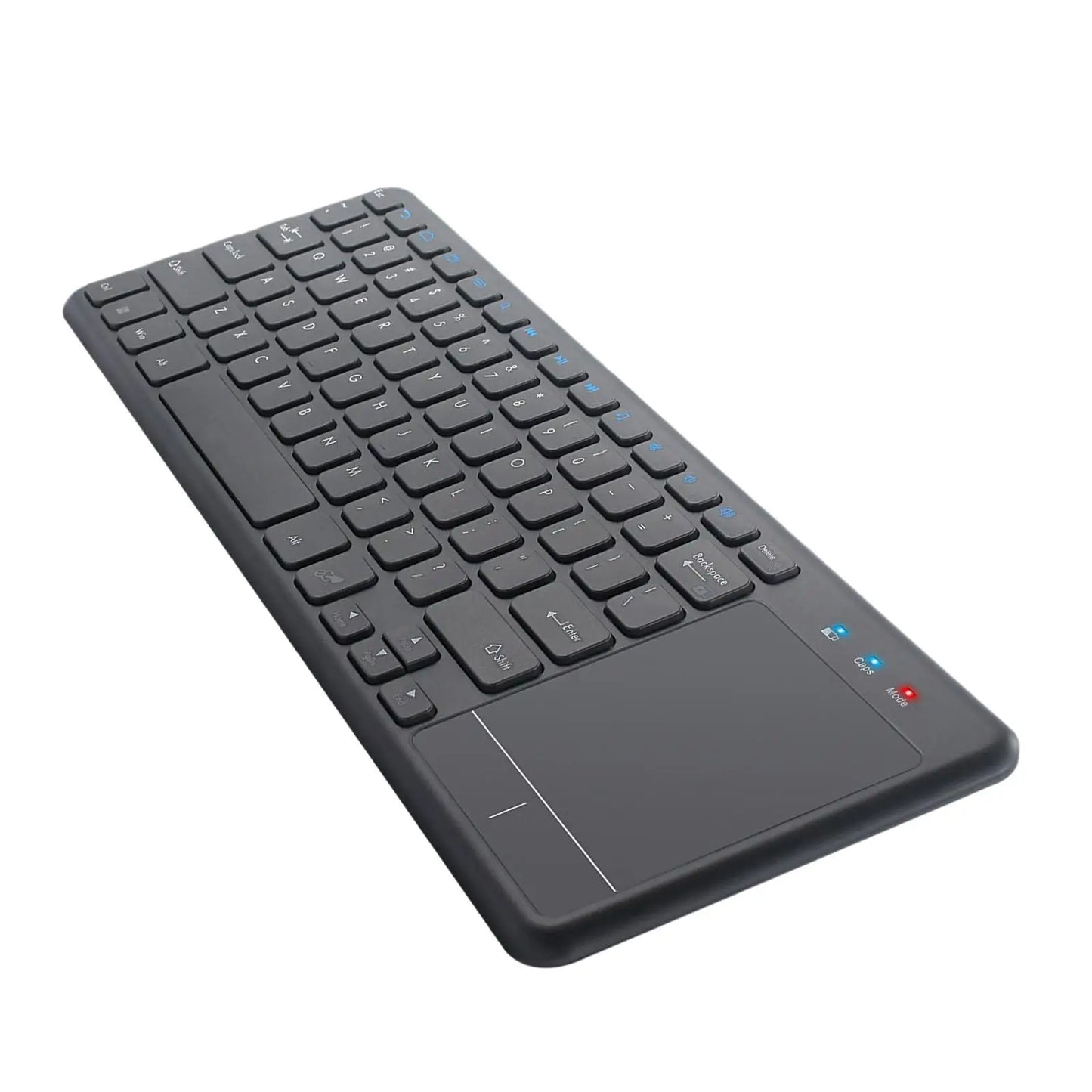 Wireless Keyboard Built in Trackpad Durable Lightweight 2.4G 78 Key Kaypad Portable for Laptop Computer Desktop Smart TV Tablet