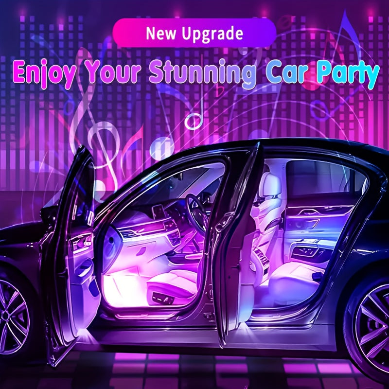 Easy Installation, Automotive High Brightness Neon Kits, Automotive LED Light Strips, Interior Lights, Christmas Decorations, USB Neon Accessories, Ambiance Light Strips, Foot Space Neon Kits, Without Battery