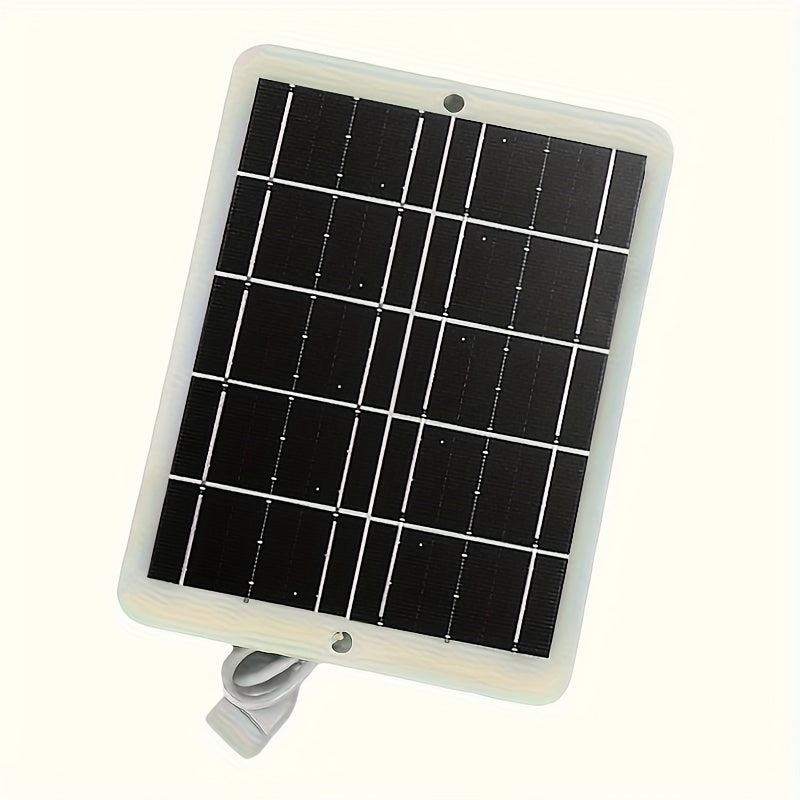 3W-5V Portable Solar Charger with USB, Safe for Power Banks & Phones, Ideal for Outdoor Camping, Flashlights, Sports Cameras, Small Fans