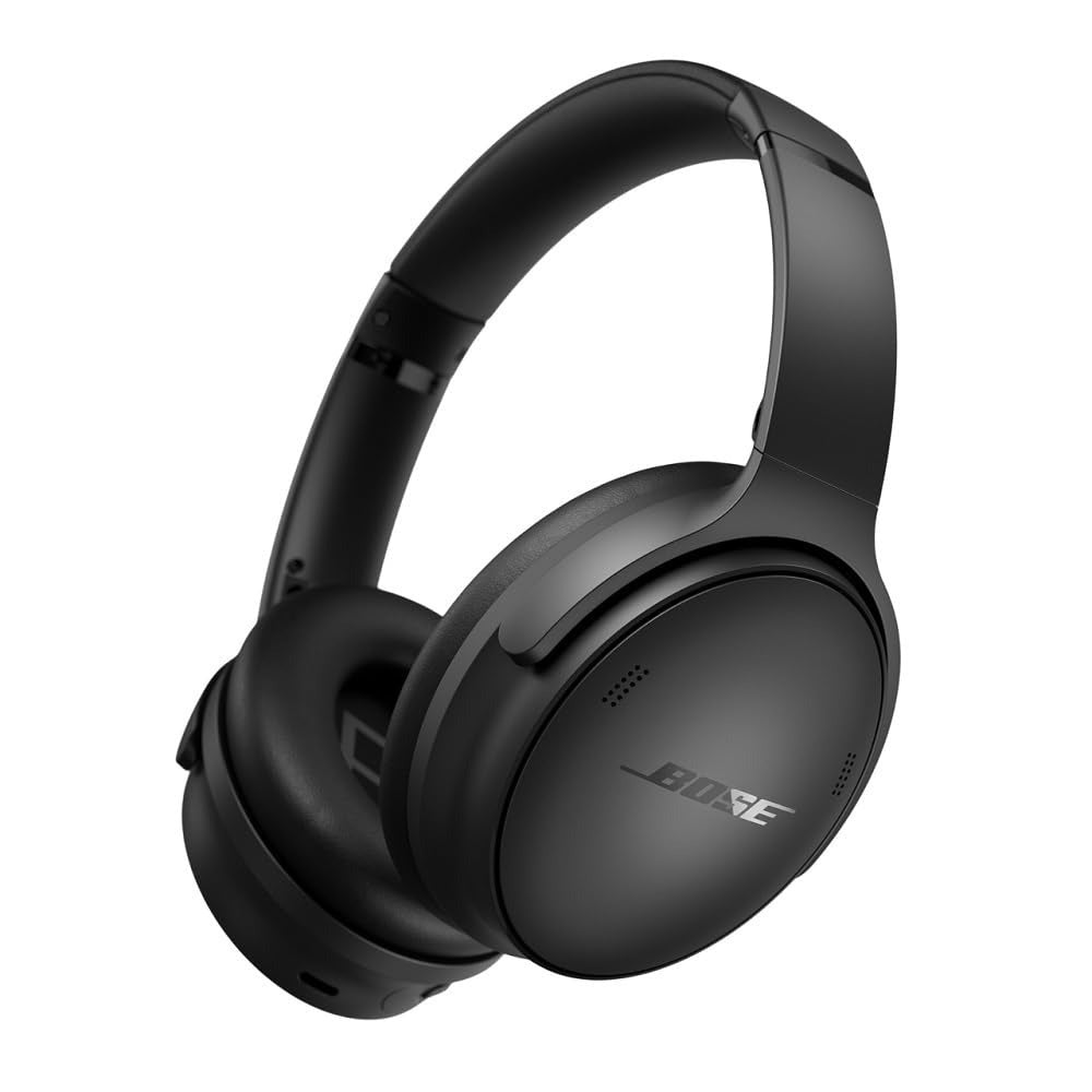 Bose QuietComfort Bluetooth Headphones, Wireless Headphones with Active Over Ear Noise Cancelling and Mic, Deep Bass, Up to 24 Hours of Playtime - Best for Christmas, Perfect Birthday Gift for Women and Men
