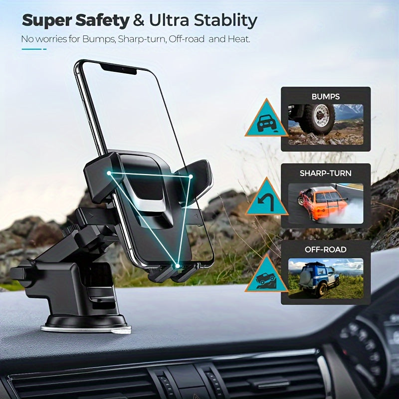 King Kong 2nd Generation Phone Stand Holder For Car, Phone Mount For Car Dashboard Compatible With All Cellphones