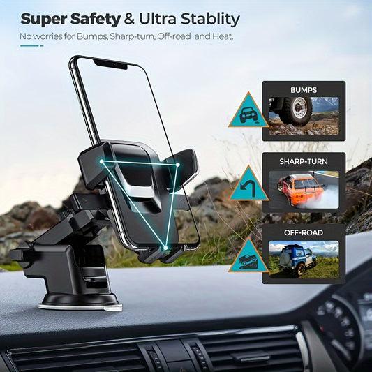 King Kong 2nd Generation Phone Stand Holder For Car, Phone Mount For Car Dashboard Compatible With All Cellphones