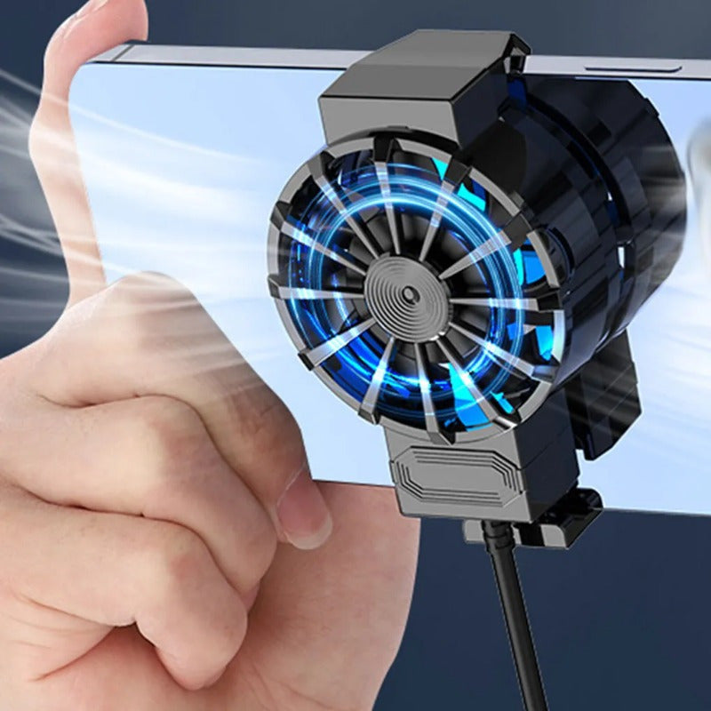 X16 Universal Mini Mobile Phone Cooling Fan, Radiator Turbo Hurricane Game Cooler Cell Phone Cool Heat Sink For IPhone/ For Xiaomi