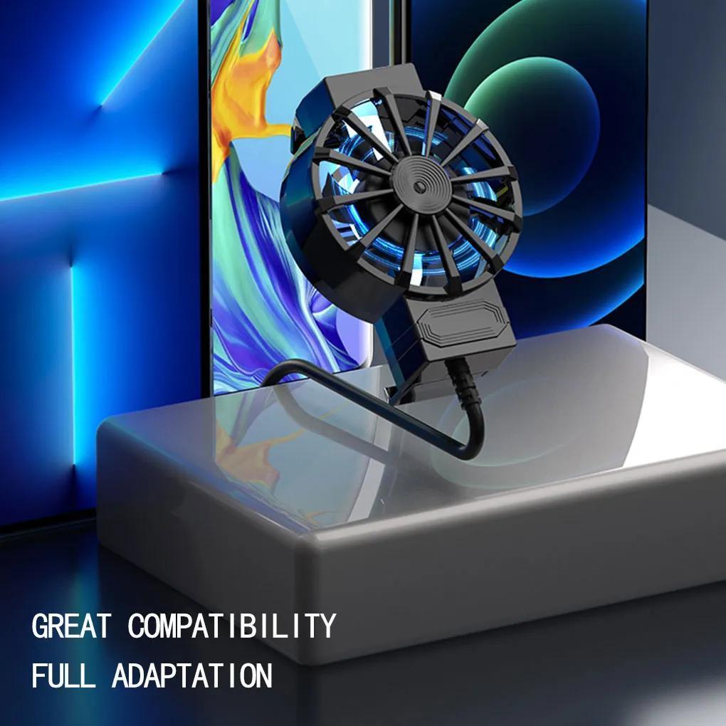 X16 Universal Mini Mobile Phone Cooling Fan, Radiator Turbo Hurricane Game Cooler Cell Phone Cool Heat Sink For IPhone/ For Xiaomi