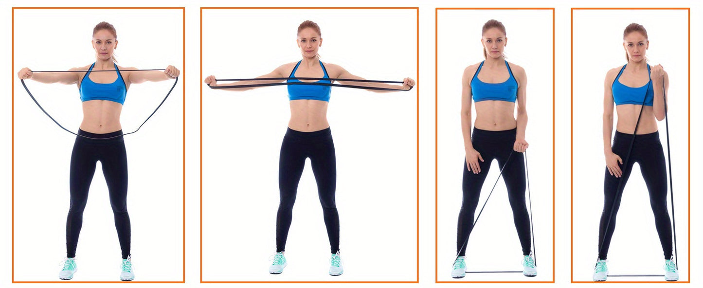 Resistance Band Set - Premium Fitness Bands for Men and Women, Pull Up Assist, Exercise and Body Sculpting, Leg Exercise, Resistance Training and Strength Building