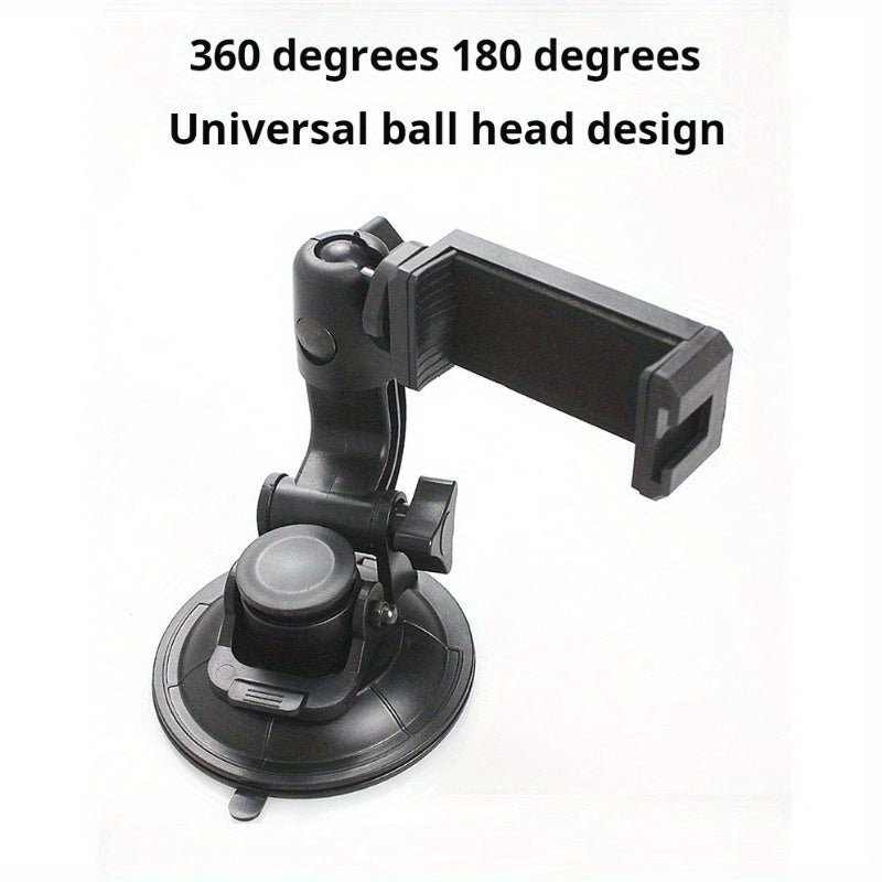 Car Phone Mount with Suction Cup - Dashboard & Windshield Compatible, Ideal for Live Streaming & Navigation