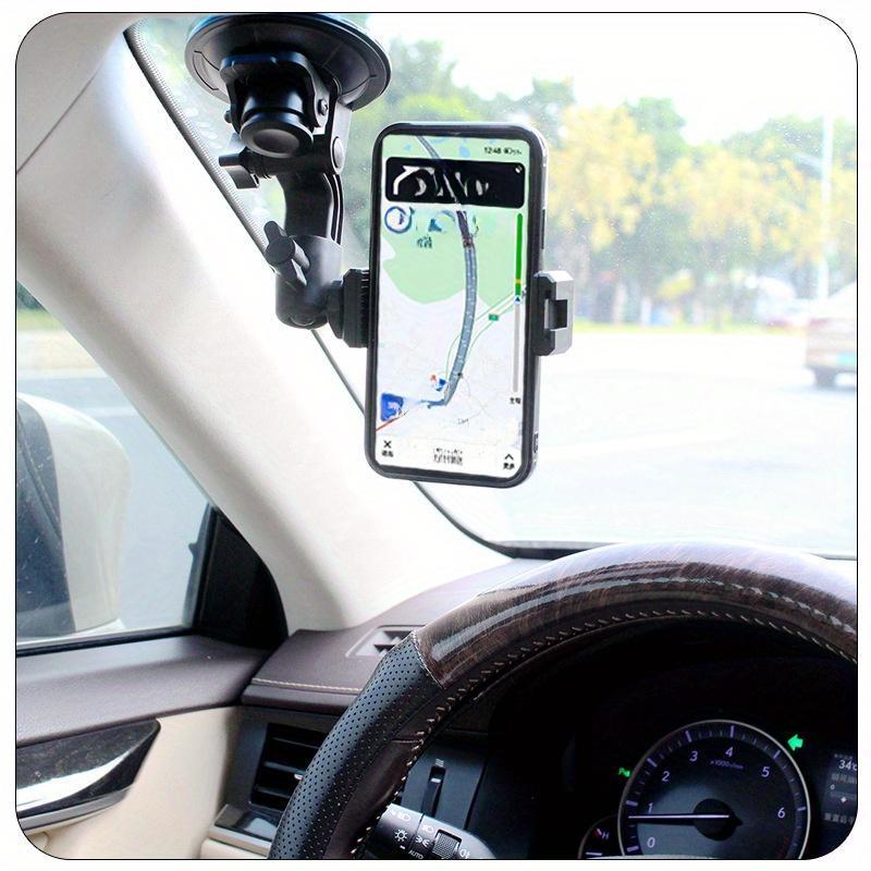 Car Phone Mount with Suction Cup - Dashboard & Windshield Compatible, Ideal for Live Streaming & Navigation