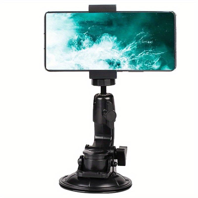 Car Phone Mount with Suction Cup - Dashboard & Windshield Compatible, Ideal for Live Streaming & Navigation
