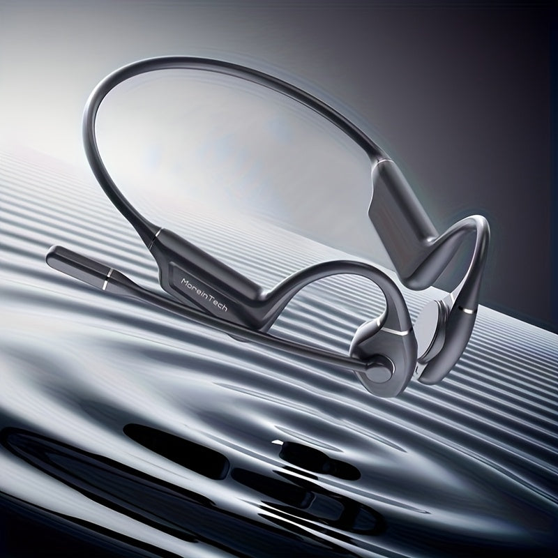 Wireless Over-Ear Open ENC Noise-Canceling Bone Conduction Bluetooth Headphones for Business Calls and Music