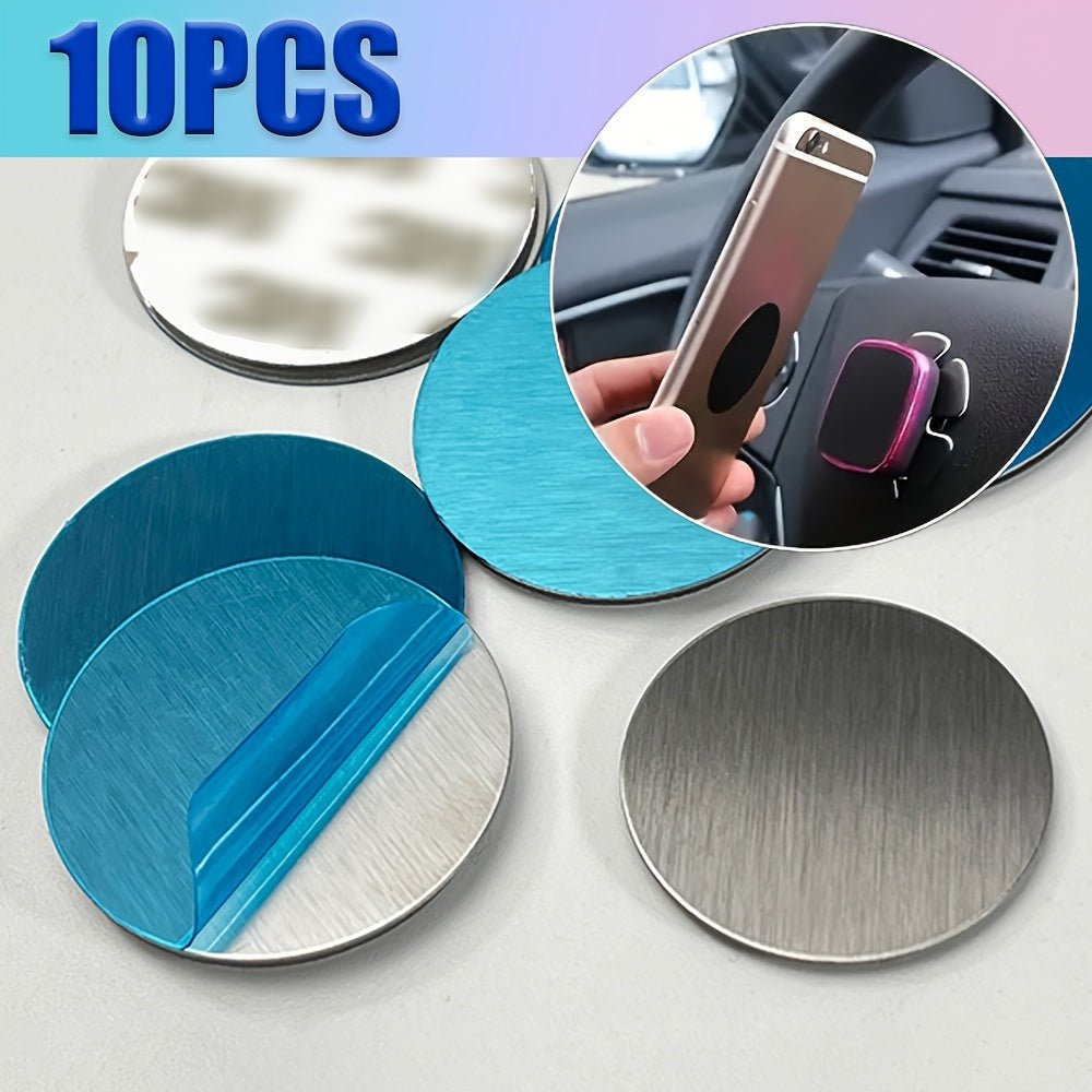 Special accessories for mobile phones - Magnetic sheets for mobile phone holders - Stainless iron circular sheets, magnetic patches - Magnetic sheets with circular ultra-thin metal backing and rectangular iron sheets