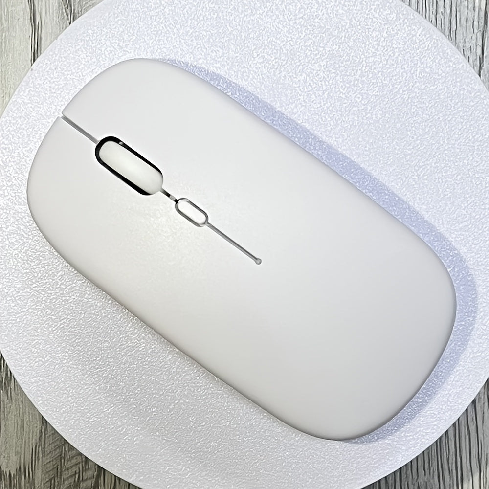 Wireless Mouse, Ultra-Thin, Silent, Battery Powered, Compatible with iPad, Laptop and Desktop - Macaron Color, Suitable for Birthday, Easter, Halloween and Christmas