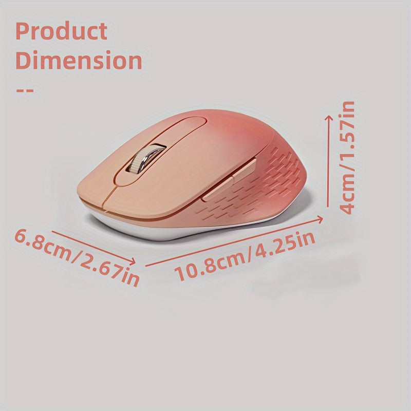 [Portable Computer Mouse for PC] Wireless Mouse, 2.4G Noiseless Mouse, USB Receiver, Portable Computer Mouse For PC, Tablet PC, Notebook, Laptop, Windows System
