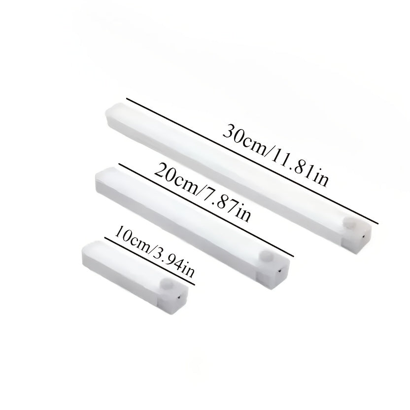 2/6pcs Battery Operated Under Cabinet Lights, Ultra-Bright Wireless Motion Sensor Light Indoor, Smart LED Motion Sensor Lights, Under-Cabinet Lighting, Magnetic Dimmable Closet Lights, Wireless Under Counter Lights For Kitche
