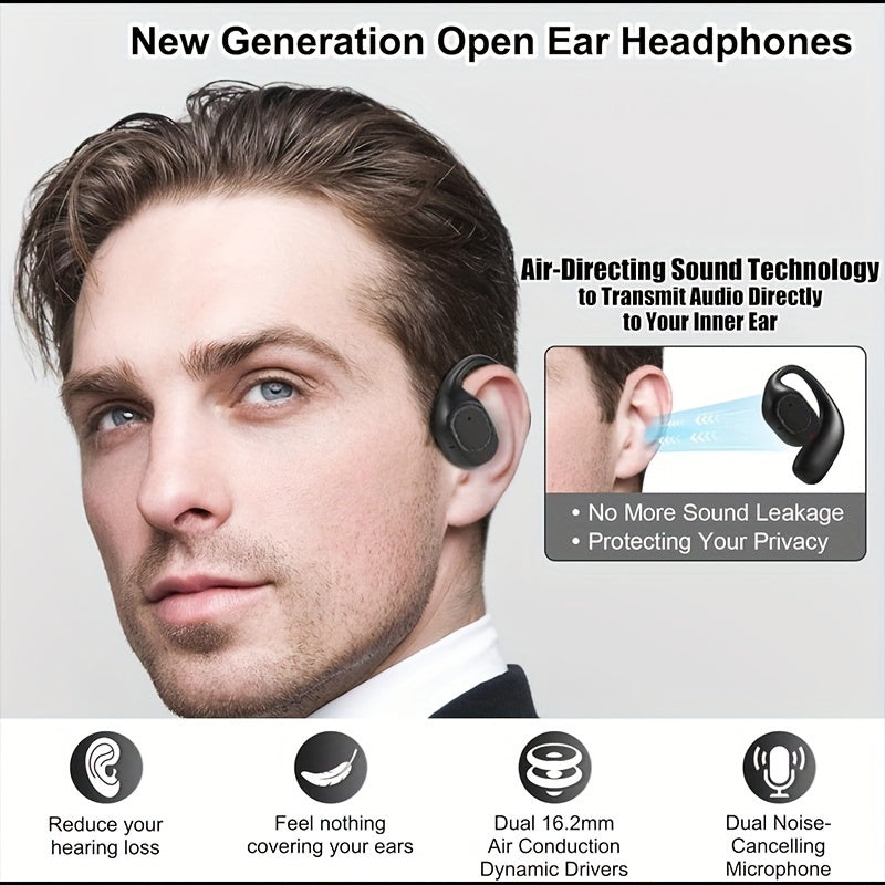 HD Clear Call Wireless Wireless Earbuds - Long Battery Life, No Delay, Compatibility for Business & Sports