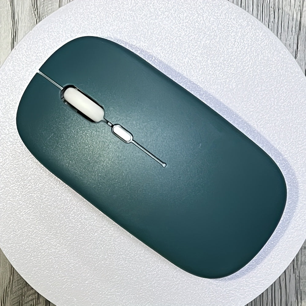 Wireless Mouse, Ultra-Thin, Silent, Battery Powered, Compatible with iPad, Laptop and Desktop - Macaron Color, Suitable for Birthday, Easter, Halloween and Christmas