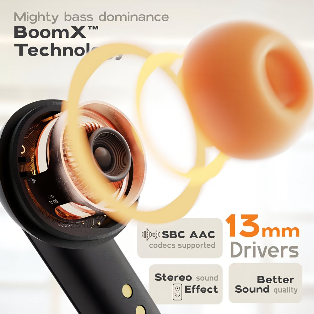 [Smart Bluetooth Headphones] AI Translation Smart Bluetooth Headphones | 4 Mic ENC Noise-cancelling TWS Earbuds, 140+ Languages Real-time Translation, 550mAh Ultra Long Standby, Music Playback, Mobile Phones & Conference Brie