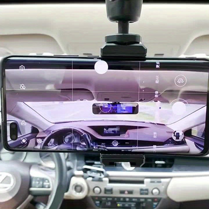 Car Phone Mount with Suction Cup - Dashboard & Windshield Compatible, Ideal for Live Streaming & Navigation