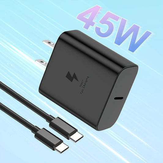 For Samsung Charger USB-C Super Fast Charger with 4FT Type C Charging Cable Cord Charger for Samsung Galaxy S23 Ultra/S23/S23+/S22/S22 Ultra/S22+/S21, Z Fold 5/Z Fild 5, Galaxy Tab S8/S8+/S7/S7+,