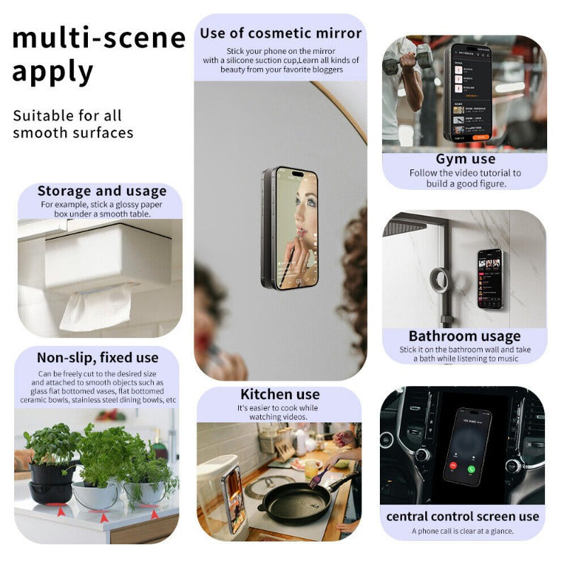 4/5/6/10/11pcs Multiple practical and versatile octopus tentacle suction cup pads, silicone suction cups, anti slip phone cases, phone stands, remote control hooks, phone accessories, household items