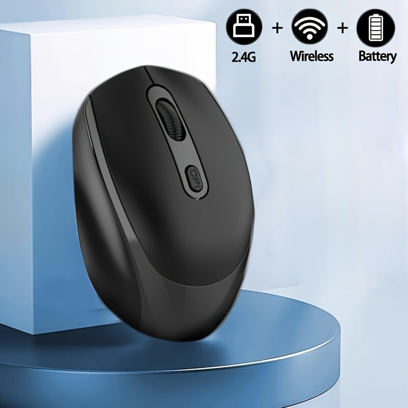 Wireless Mouse, 2.4G Silent Mouse, Computer Mouse with USB Nano Receiver, Suitable for Laptops, Chromebooks, PCs, Macs, Windows