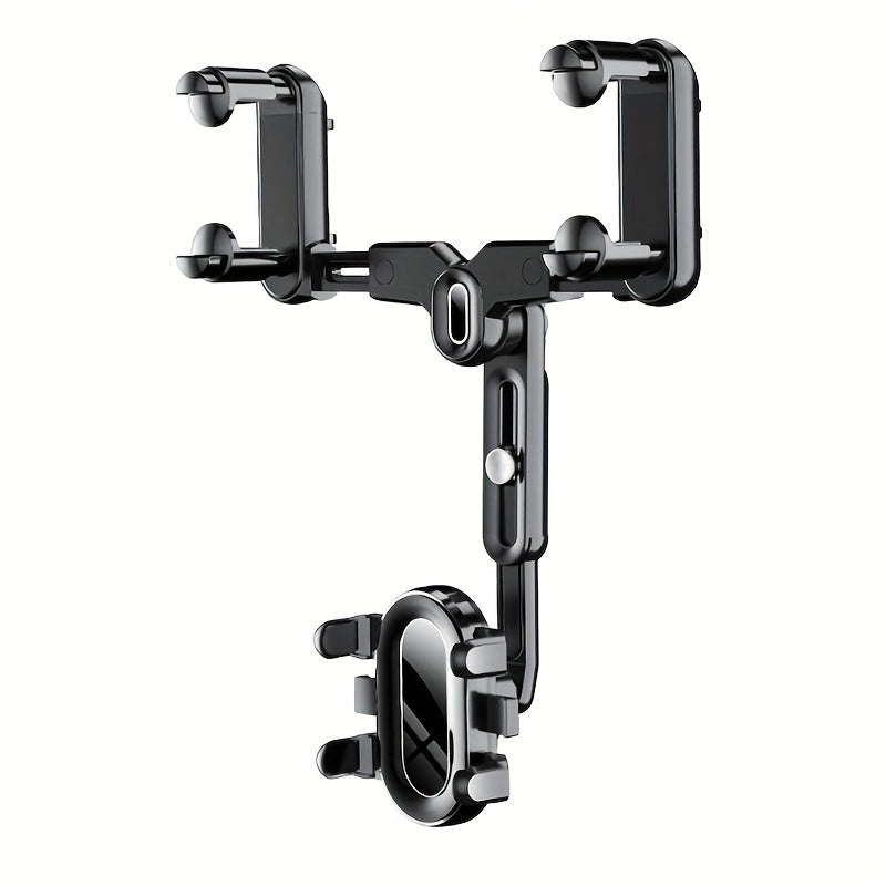 Car Phone Mount - Rotatable & Retractable, Waterproof ABS, Fits All Vehicles