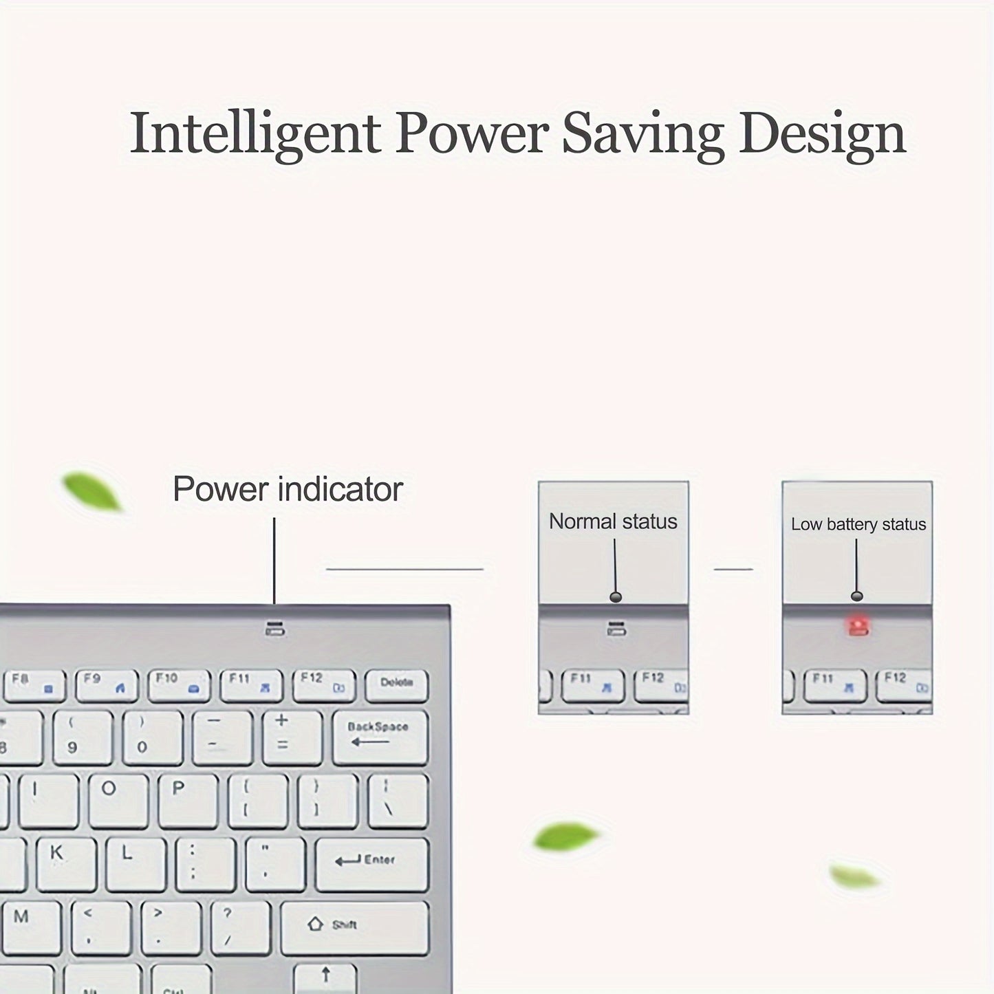 Black/Silver Wireless Noise Canceling Keyboard And Mouse Set, Smart Power Saving 2.4G Wireless Keyboard With Ergonomically Designed Mouse, Ultra Slim Wireless Keyboard Support For Laptops, TVs, PCs, All-in-One TV Boxes Electr