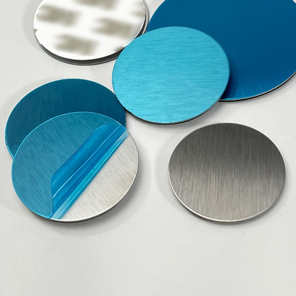 Special accessories for mobile phones - Magnetic sheets for mobile phone holders - Stainless iron circular sheets, magnetic patches - Magnetic sheets with circular ultra-thin metal backing and rectangular iron sheets