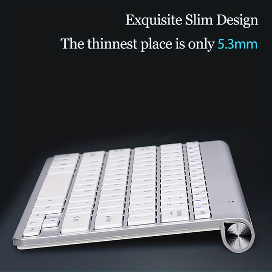 Black/Silver Wireless Noise Canceling Keyboard And Mouse Set, Smart Power Saving 2.4G Wireless Keyboard With Ergonomically Designed Mouse, Ultra Slim Wireless Keyboard Support For Laptops, TVs, PCs, All-in-One TV Boxes Electr