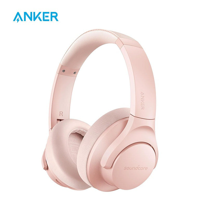 Refurbished- Soundcore by Anker Life Q20 Hybrid Active Noise Cancelling Headphones, Wireless Over-Ear Bluetooth Headphones with 40H Playtime, Hi-Res Audio, Deep Bass, Memory Foam Ear Cups and Headband