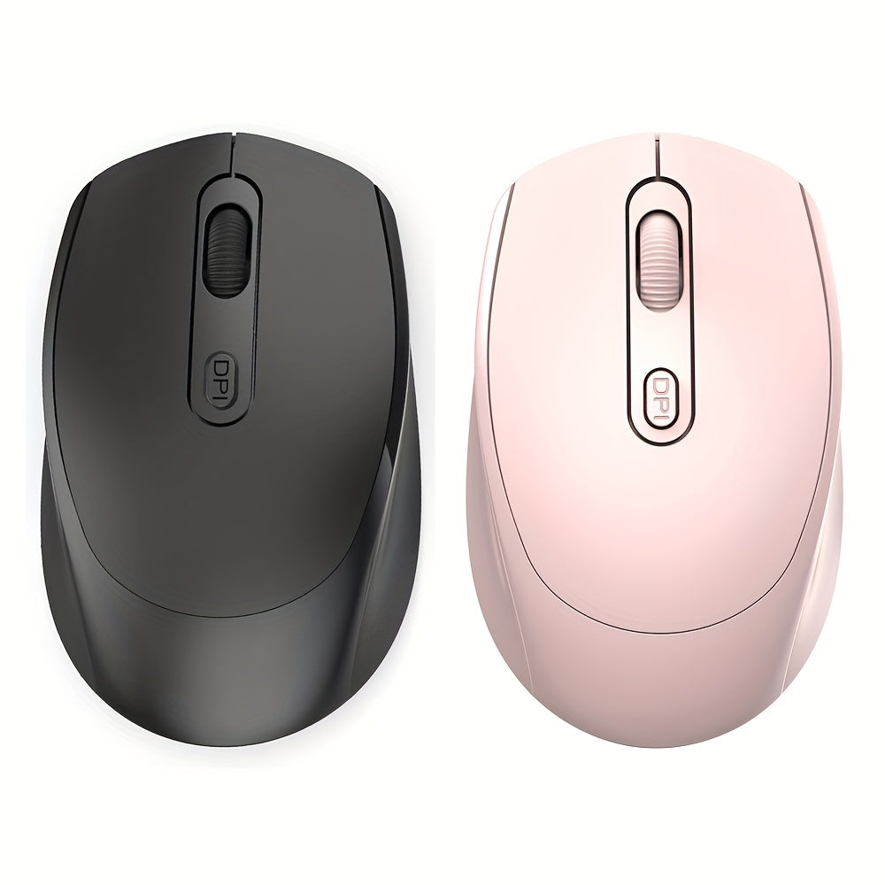 Wireless Mouse, 2.4G Silent Mouse, Computer Mouse with USB Nano Receiver, Suitable for Laptops, Chromebooks, PCs, Macs, Windows