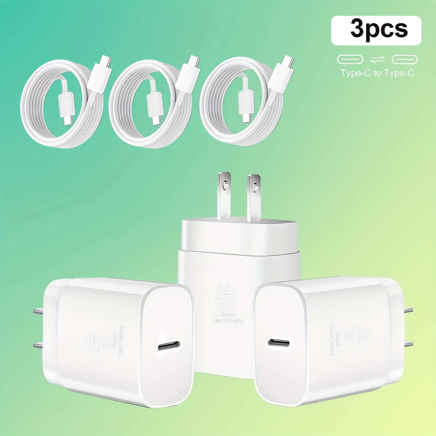 20W Fast Charger - Wall Charger with 4ft Type C Cable for Samsung Galaxy S23 Ultra/S23/S23+/S22/S22 Ultra/S22+/S21 Ultra/S20 Ultra/Note 20/Note 10/Z Fold 3 - Rapid Charging and Compact Design