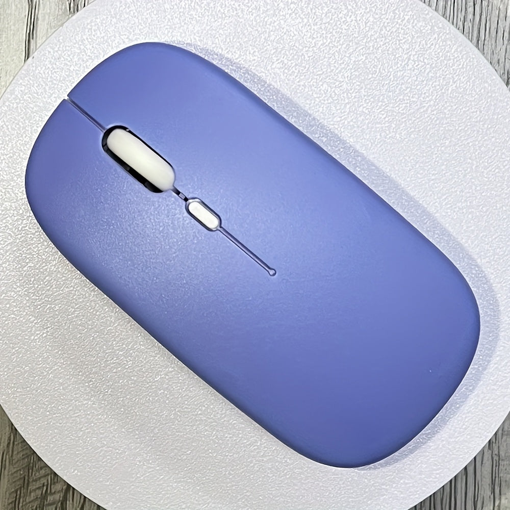 Wireless Mouse, Ultra-Thin, Silent, Battery Powered, Compatible with iPad, Laptop and Desktop - Macaron Color, Suitable for Birthday, Easter, Halloween and Christmas