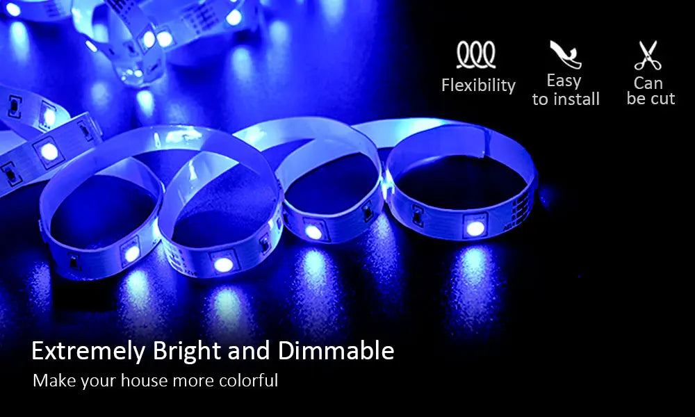 Led Strip Lights 40M (2 Rolls of 20M) Smart Light Strips with App Control RGB Led Lights for Bedroom，Music Sync Color Changing