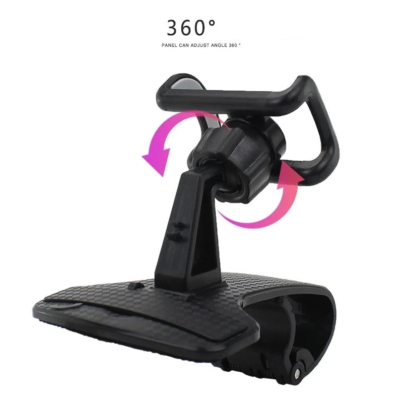 Car Dashboard Cell Phone Holder 1260 Degree Rotatable Phone Number The Car Phone Holder For iPhone 13 Mobile Phone Stand Support