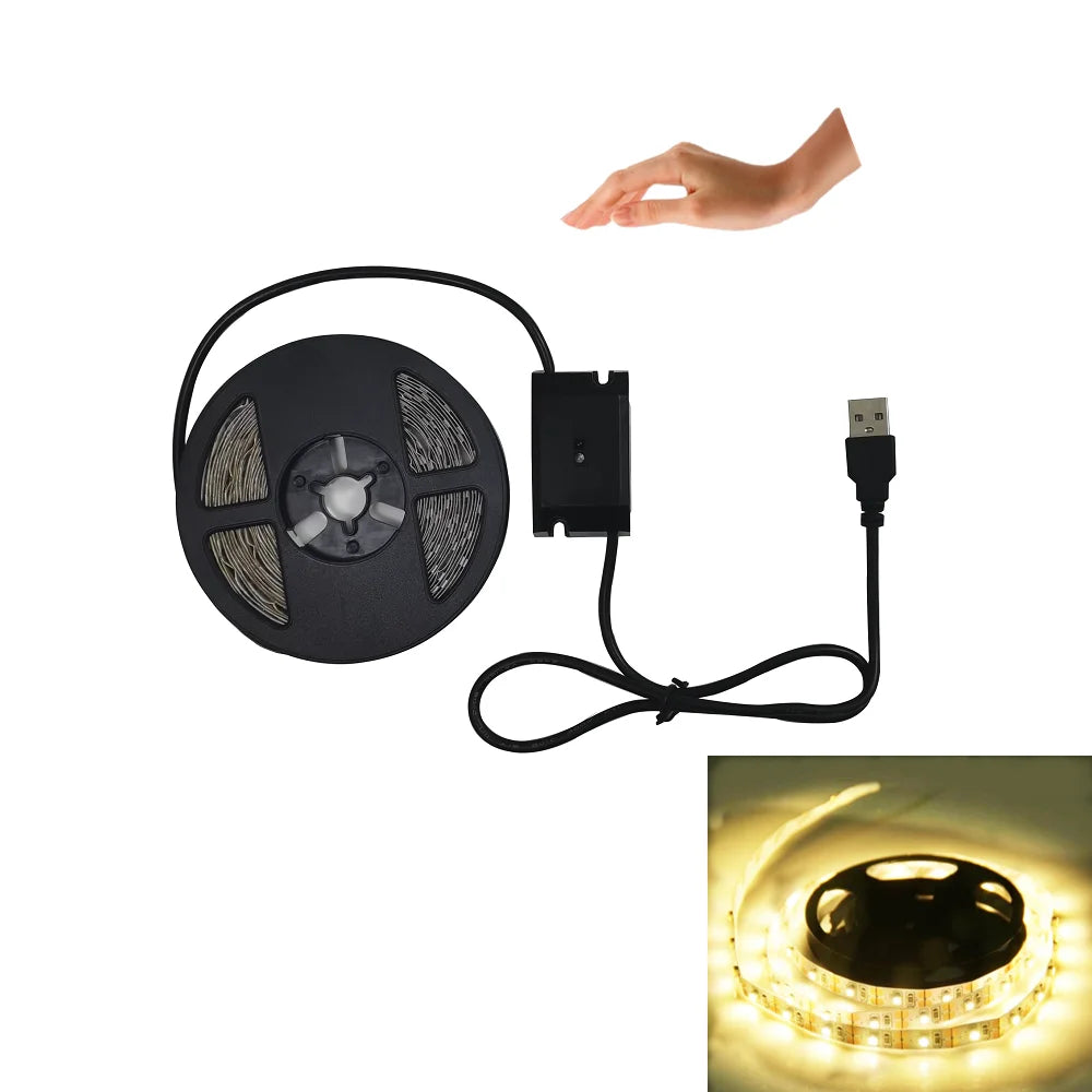 Motion Sensor LED Lights For Kitchen LED Under Cabinet Light Bedside Stairs Wardrobe Night Security Lamp Power Lamp Side Light