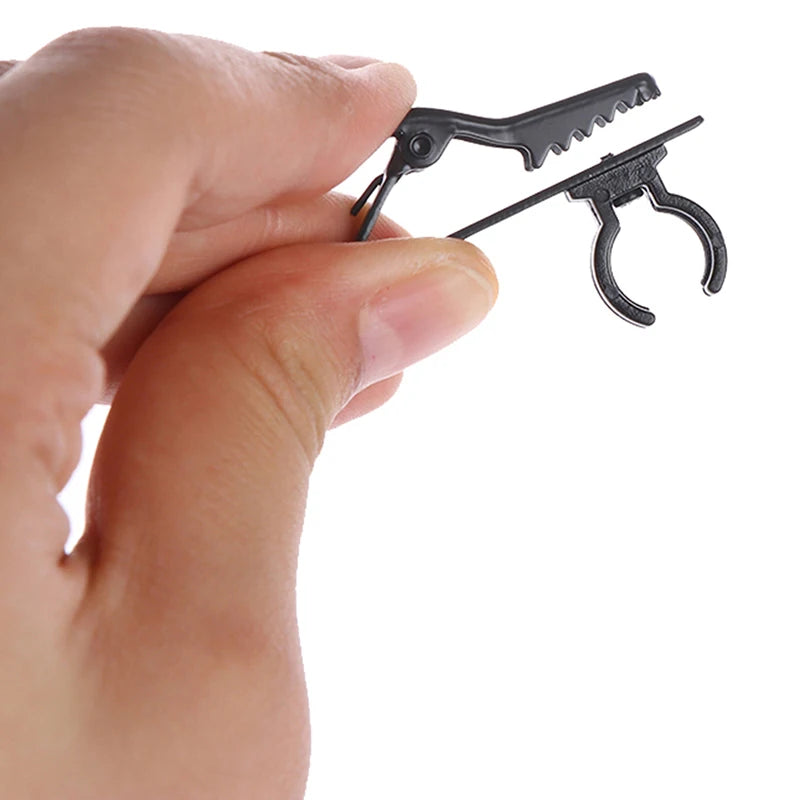 5pcs Microphone Iron Clip Tie Clip Mic Lapel Collar Clip Microphone Accessories Protable Clip For MP3 Phone Earphone
