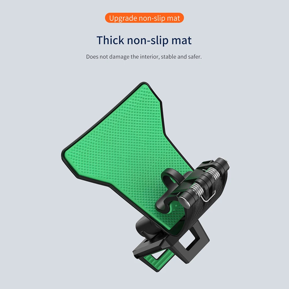 Car Dashboard Cell Phone Holder 1260 Degree Rotatable Phone Number The Car Phone Holder For iPhone 13 Mobile Phone Stand Support