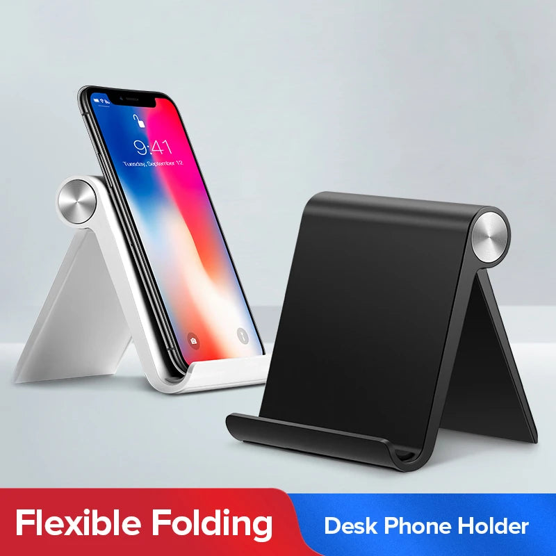 Phone Holder Stand Mobile Smartphone Support Tablet Stand for iPhone 15 14  Desk Cell Phone Holder Stand Portable Mobile Holder