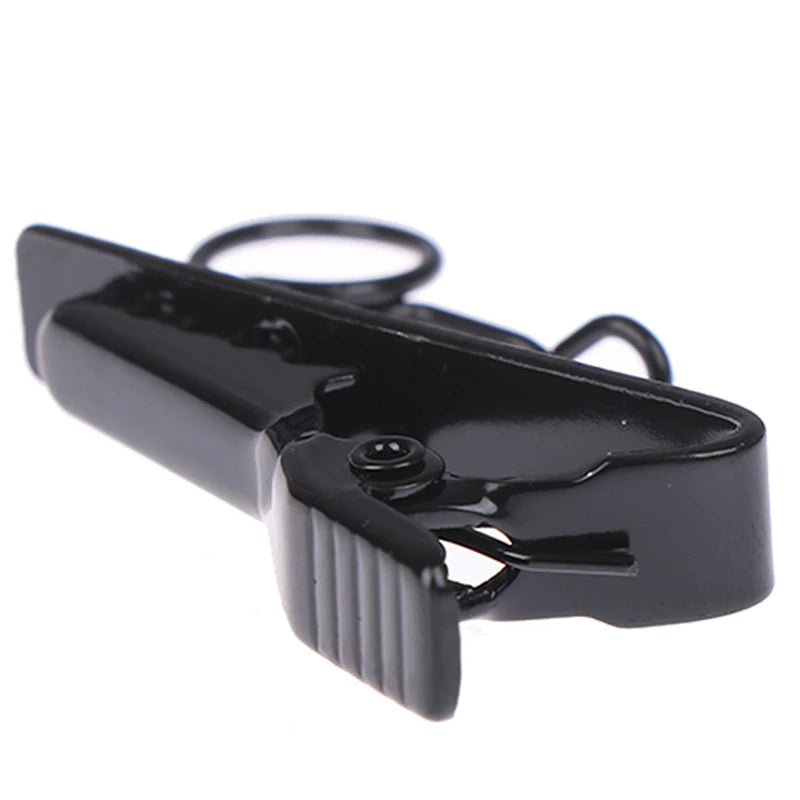 5pcs Microphone Iron Clip Tie Clip Mic Lapel Collar Clip Microphone Accessories Protable Clip For MP3 Phone Earphone