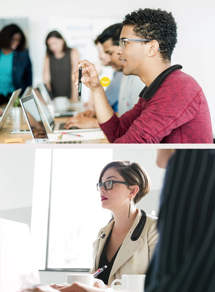 Bluetooth Speakers Neckband Wireless Wearable Speakers Home Outdoor Wireless Speakers 10Hrs True 3D Stereo Sound with Microphone