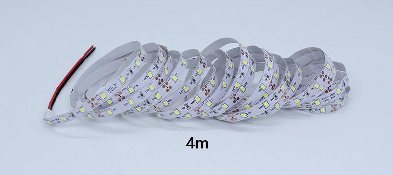 LED Strip Light 12V LED Ribbon Lamp 1m 2m 3m 4m 5m RGB LED Tape SMD2835 60LED/M LED Flexible Strip Lights TV Backlight Kitchen