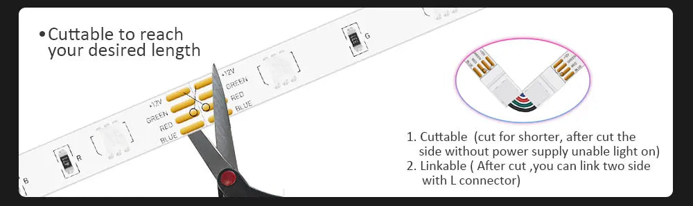Led Strip Lights 40M (2 Rolls of 20M) Smart Light Strips with App Control RGB Led Lights for Bedroom，Music Sync Color Changing