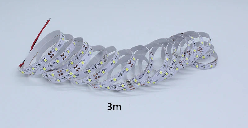 LED Strip Light 12V LED Ribbon Lamp 1m 2m 3m 4m 5m RGB LED Tape SMD2835 60LED/M LED Flexible Strip Lights TV Backlight Kitchen
