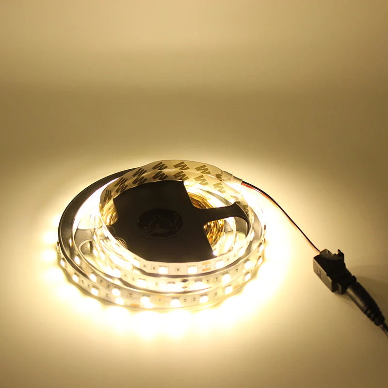 LED Strip Light 12V LED Ribbon Lamp 1m 2m 3m 4m 5m RGB LED Tape SMD2835 60LED/M LED Flexible Strip Lights TV Backlight Kitchen