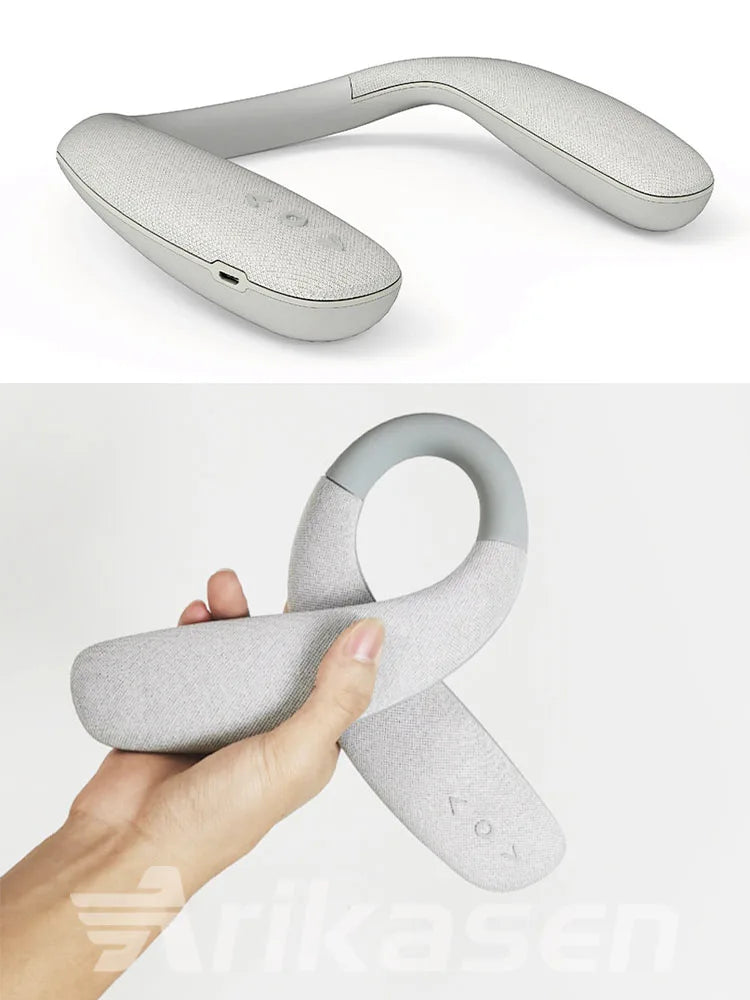 Bluetooth Speakers Neckband Wireless Wearable Speakers Home Outdoor Wireless Speakers 10Hrs True 3D Stereo Sound with Microphone