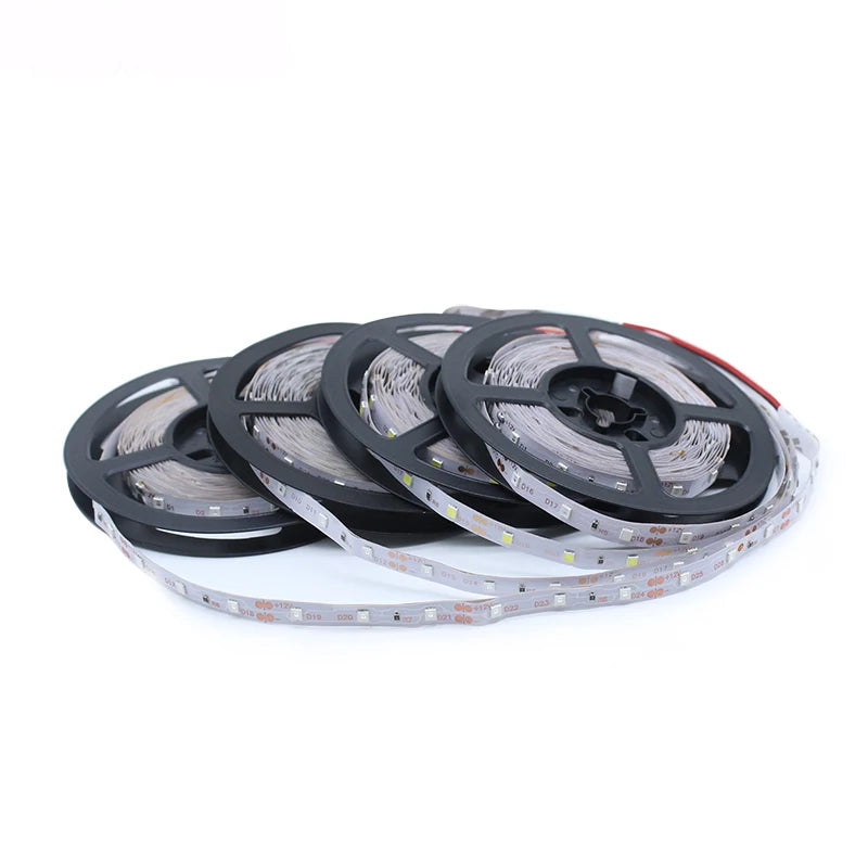 LED Strip Light 12V LED Ribbon Lamp 1m 2m 3m 4m 5m RGB LED Tape SMD2835 60LED/M LED Flexible Strip Lights TV Backlight Kitchen